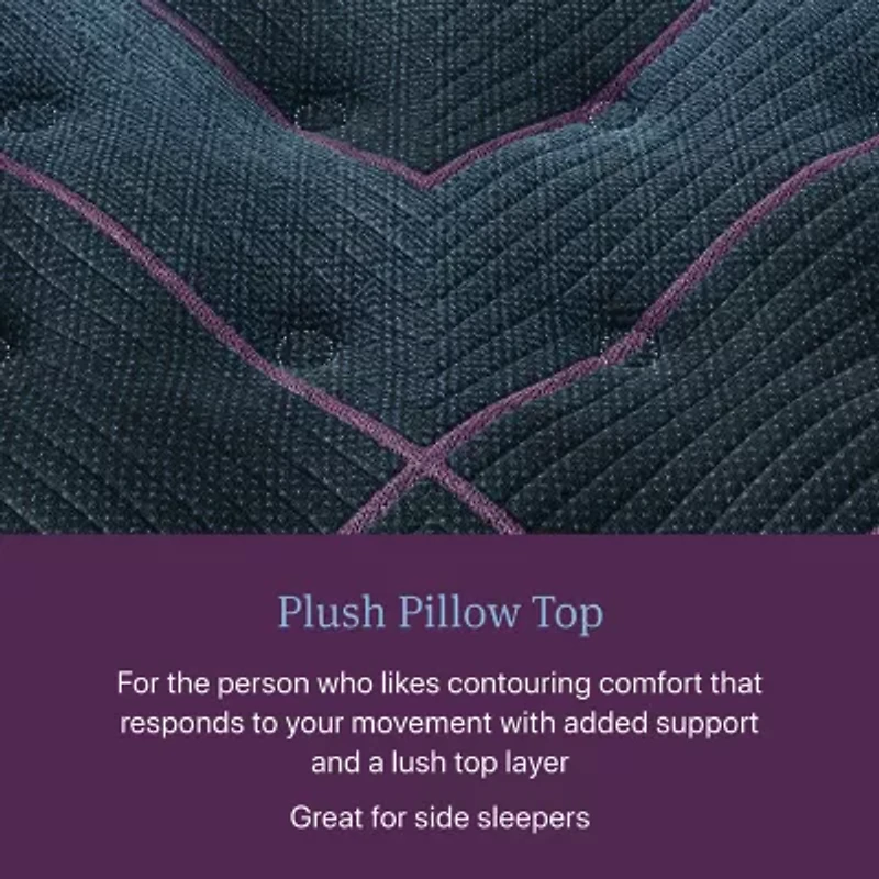Beautyrest World Class Level Three 16" Plush Pillow top - Mattress + Adjustable Base