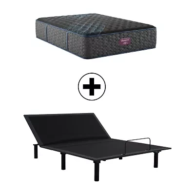 Beautyrest World Class Level Four 15" Medium Tight top - Mattress + Adjustable Base