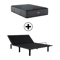Beautyrest World Class Level Four 15" Medium Tight top - Mattress + Adjustable Base
