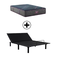 Beautyrest World Class Level Three 13" Plush Tight Top - Mattress + Adjustable Base