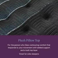 Beautyrest World Class Level Four 16.25" Plush Pillow Top - Mattress + Adjustable Base