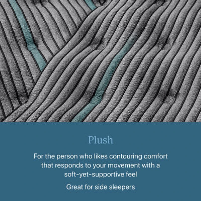 Beautyrest Level Two 14" Plush Tight Top - Mattress + Adjustable Base