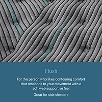 Beautyrest Level Two 14" Plush Tight Top - Mattress + Adjustable Base