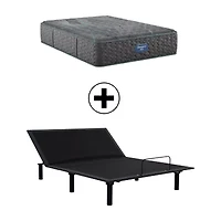 Beautyrest Level Two 14" Medium Tight Top - Mattress + Adjustable Base