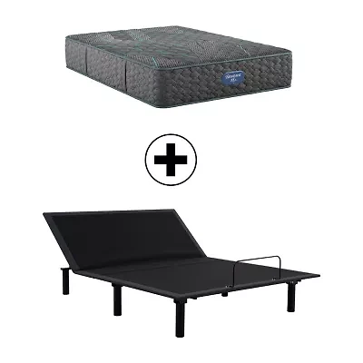 Beautyrest Level Two 13.25" Extra Firm Tight Top - Mattress + Adjustable Base