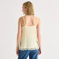 a.n.a Womens Sweetheart Neck Sleeveless Lace Trim Camisole
