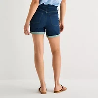 a.n.a Womens High Rise Denim Short