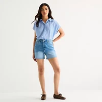 a.n.a Womens Highest Rise Denim Short