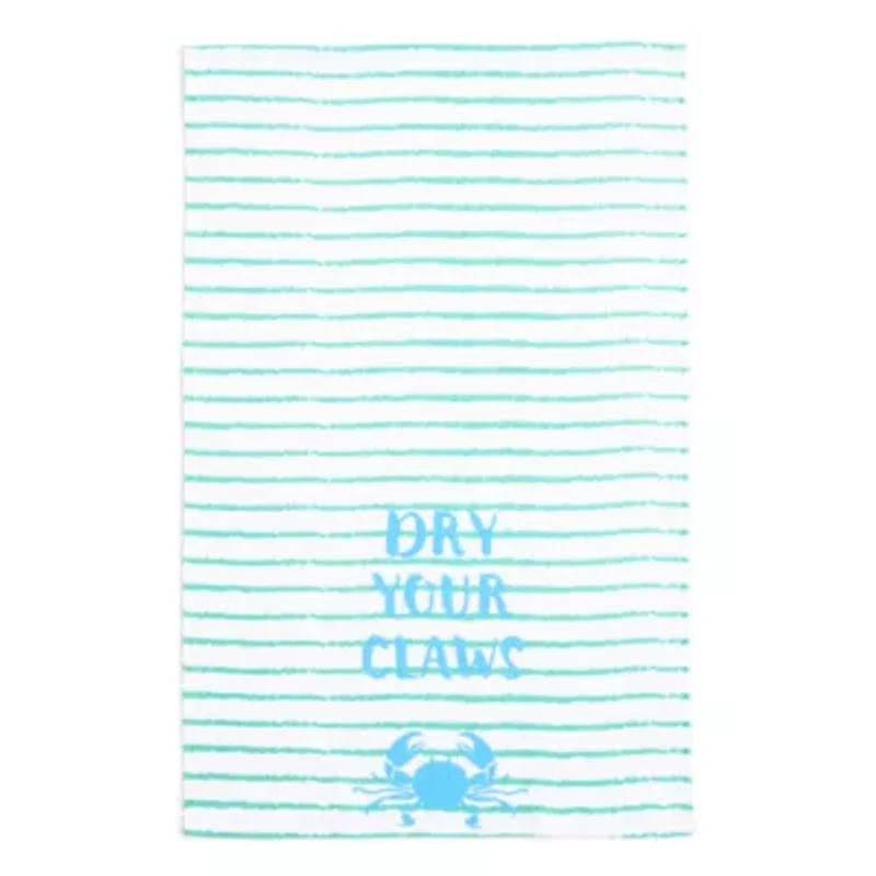 Homewear Coastal Dry Your Claws 2-pc. Kitchen Towel Set