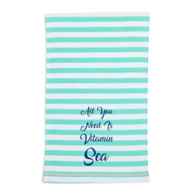 Homewear Coastal Vitamin Sea 2-pc. Kitchen Towel Set