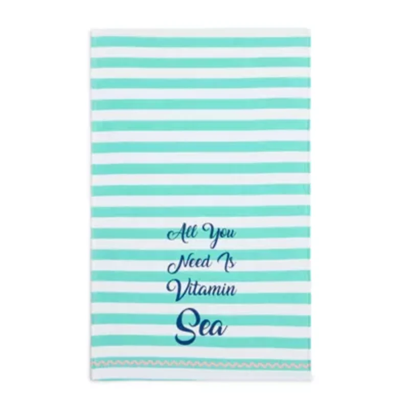 Homewear Coastal Vitamin Sea 2-pc. Kitchen Towel Set