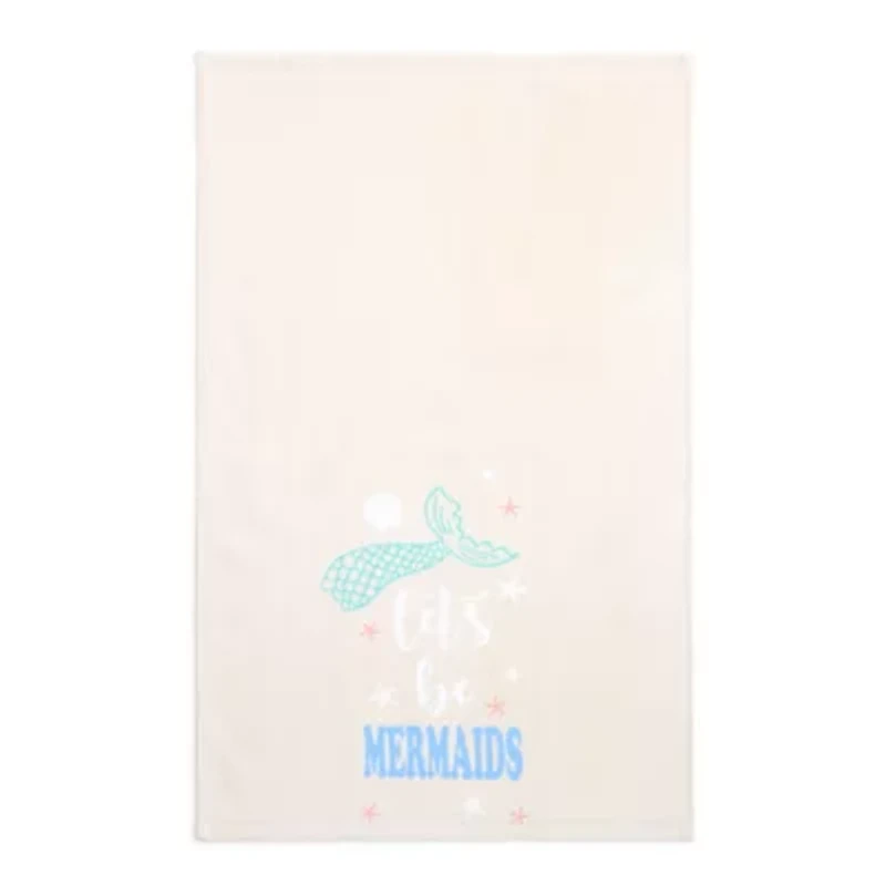 Homewear Coastal Lets Be Mermaids 2-pc. Kitchen Towel Set