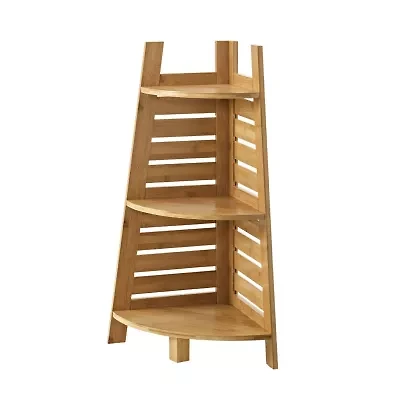 Bracken Bamboo Corner Bathroom Shelf