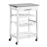 Roger Granite Top Kitchen Island