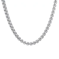 Steeltime Mens Stainless Steel 24 Inch Link Chain Necklace
