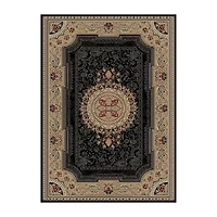 Concord Global Trading Ankara Collection Chateau Accent, Area, Rectangular and Round Rugs