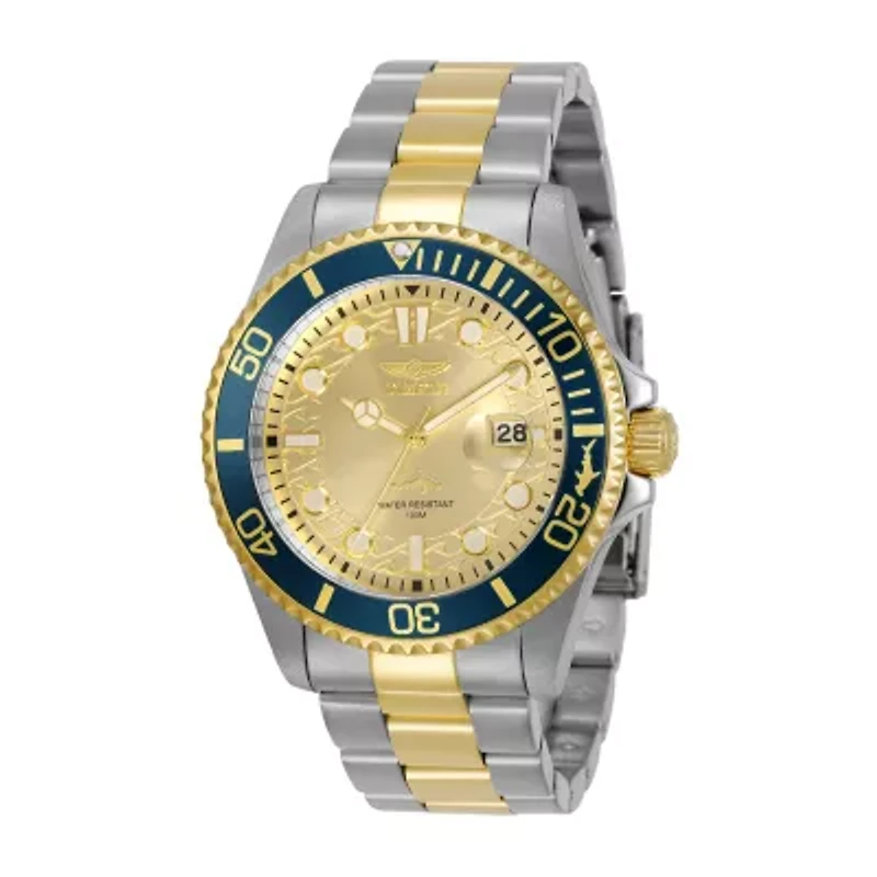 Invicta Pro Diver Mens Two Tone Stainless Steel Bracelet Watch 30022