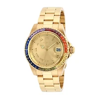 Invicta Angel Womens Gold Tone Stainless Steel Bracelet Watch 20022