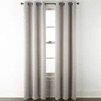 Regal Home Delaney Diamond Grommet Top Embossed Blackout Set of 2 Curtain Panel