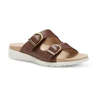 Eastland Womens Avery Adjustable Strap Flat Sandals