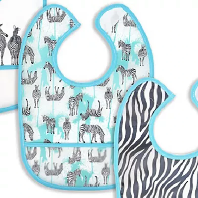 3 Stories Trading Company Baby Mode 3 Pack Peva Bibs - 3 pieces