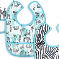 3 Stories Trading Company Baby Mode 3 Pack Peva Bibs - 3 pieces