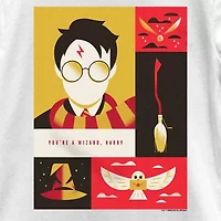 Little & Big Kid Girls Crew Neck Short Sleeve Regular Fit Harry Potter Graphic T-Shirt