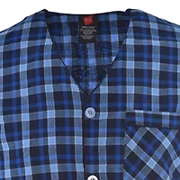 Hanes Mens V-Neck Short Sleeve 2-pc. Pajama Sets