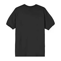 Mens Crew Neck Short Sleeve Classic Fit Black Panther Marvel Graphic T-Shirt