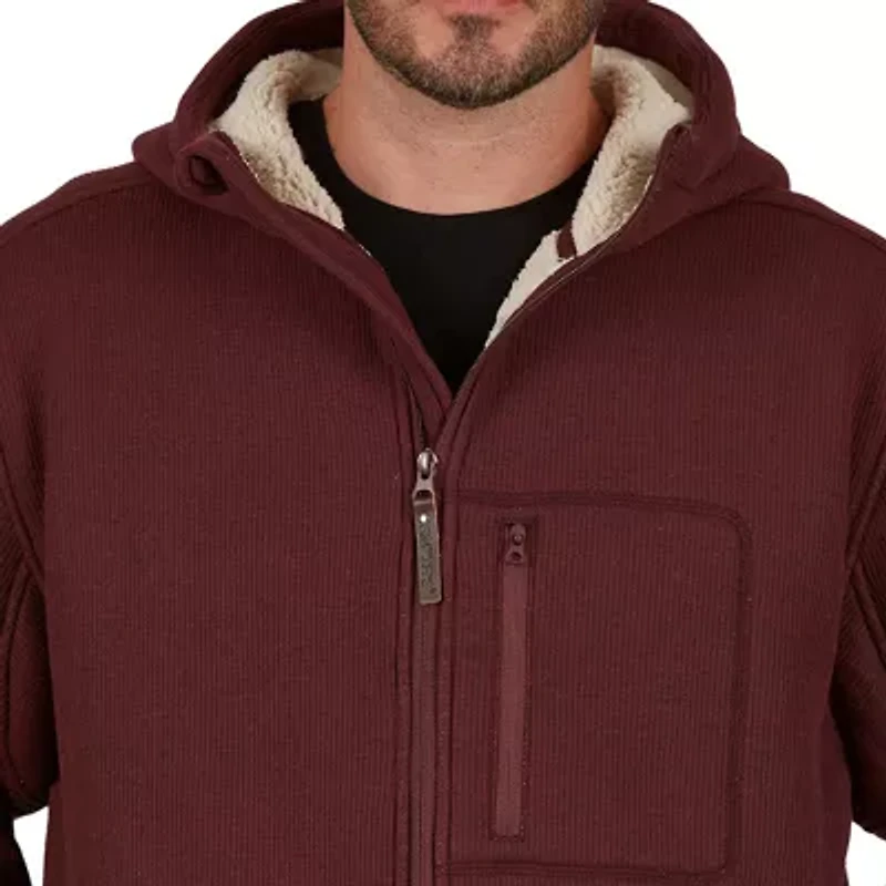 Smiths Workwear Sherpa Hooded Thermal Mens Shirt Jacket
