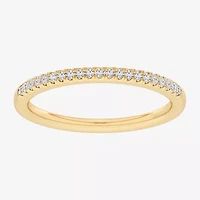 G-H / Si1-Si2) Womens 1/ CT. T.W. Lab Grown White Diamond 14K Gold Wedding Band