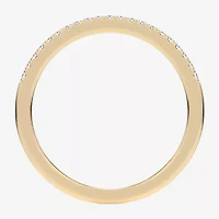 G-H / Si1-Si2) Womens 1/ CT. T.W. Lab Grown White Diamond 14K Gold Wedding Band