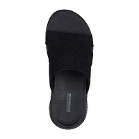 Skechers Womens Go Walk Flex Elation Slide Sandals