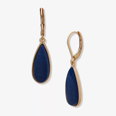 a.n.a Gold Tone Womens Drop Earrings