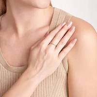 Sparkle Allure Womens White Diamond Accent Delicate Band