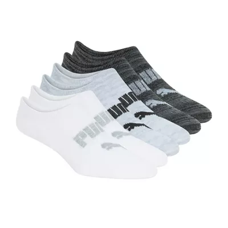 PUMA Womens 6 Pair Liner Socks