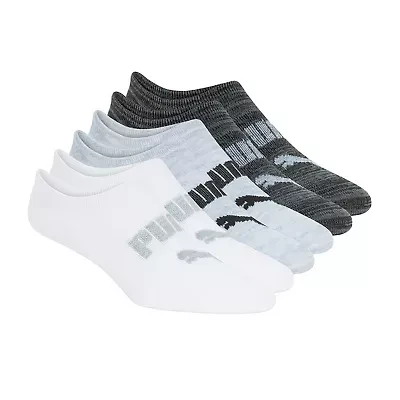 PUMA Womens 6 Pair Liner Socks
