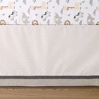 The Peanutshell Organic Sarari  Serenity 4-pc. Crib Bedding Set