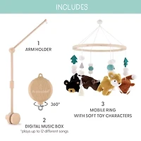 The Peanutshell Western Woods Baby Mobile