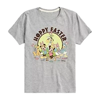 Disney Collection Little & Big Kid Girls Crew Neck Short Sleeve Regular Fit Mickey and Friends Graphic T-Shirt