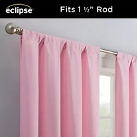 Eclipse Kendall Kids Thermaback Rod Pocket Energy Saving Blackout Single Curtain Panel