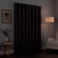 Eclipse Kendall Kids Thermaback Rod Pocket Energy Saving Blackout Single Curtain Panel