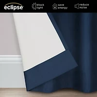 Eclipse Kendall Kids Thermaback Rod Pocket Energy Saving Blackout Single Curtain Panel
