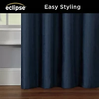 Eclipse Kendall Kids Thermaback Rod Pocket Energy Saving Blackout Single Curtain Panel