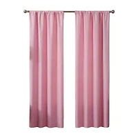 Eclipse Kendall Kids Thermaback Rod Pocket Energy Saving Blackout Single Curtain Panel