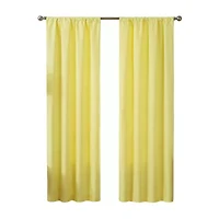 Eclipse Kendall Kids Thermaback Rod Pocket Energy Saving Blackout Single Curtain Panel