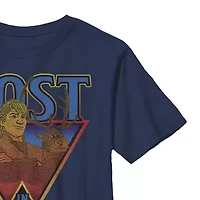 Little & Big Kid Boys Crew Neck Short Sleeve Slim Fit Frozen Graphic T-Shirt