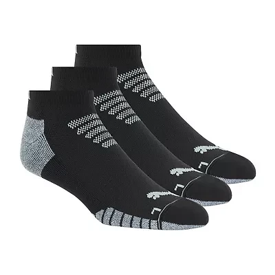 PUMA Mens Multi-Pack 3 Pair Low Cut Socks