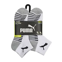 PUMA Mens Multi-Pack 6 Pair Quarter Ankle Socks