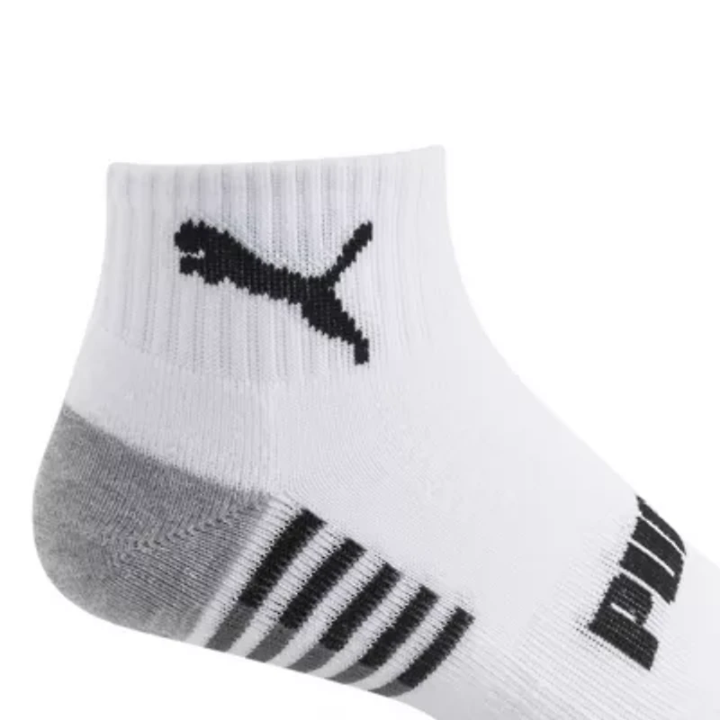 PUMA Mens Multi-Pack 6 Pair Quarter Ankle Socks